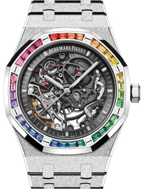 audemars piguet rainbow|audemars piguet frosted skeleton.